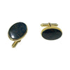 Tiffany & Co. Heliotrope 'Bloodstone' 14k Gold Cufflinks