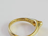 Tiffany & Co.18k Yellow Gold Elsa Peretti Diamond Pointed Top Ring