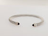 David Yurman Cable Classic bracelet  Citrine topaz  and Diamonds 5mm Cuff Bracelet