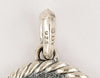 DAVID YURMAN Cable Collectibles C Initial Charm Pendant Enhancer Sterling Silver