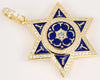 Star of David Pendant in 14K Yellow Gold with Diamonds