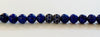 Spiritual Beads Bracelet Sterling Silver with Lapis and Pave Sapphires, 6mm