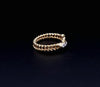 Tiffany & Co. vintage  18K Buckle Ring Diamonds yellow gold