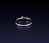 Tiffany & Co. 18K rose gold diamond engagement ring size 6.5