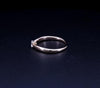 Tiffany & Co. 18K rose gold diamond engagement ring size 6.5