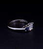 Tiffany & Co. Platinum diamond sapphire ring size 6