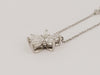 Tiffany Co Victoria Mixed Cluster extra large pendant on the chain PT950