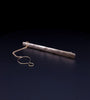 Tie clip with chain 14K 585 rose(European) gold art deco old fashion