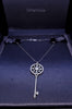 Tiffany & Co. Platinum Diamond Kaleidoscope Key Pendant Necklace 16"