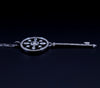 Tiffany & Co. Platinum Diamond Kaleidoscope Key Pendant Necklace 16"