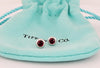 Elsa Peretti  Color by the Yard Earrings in Sterling Silver  with Rubies