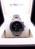 TAG Heuer Link  CJ1110 Chronograph 42mm Black Dial Stainless Steel  Men's Watch