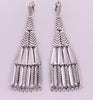 David Yurman Sterling Fringe Earrings  with Diamonds