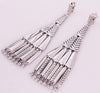 David Yurman Sterling Fringe Earrings  with Diamonds