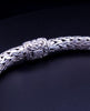 Samuel B Behnam  925 Sterling Silver 18k Yellow Gold Tanzanite bracelet