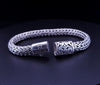 Janice Handwoven Mesh Bracelet Byzantine Design 925 Sterling Silver bracelet