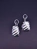 Tiffany & Co 925 Sterling Silver Vintage Earrings Puffed Shell  Omega Backs