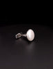 Custom Made Mother of Pearl 14k White Gold Cufflinks and Stud Buttons Set