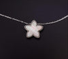 Van Cleef & Arpels Lucky Star Grey Mother Of Pearl 18K White Gold Necklace