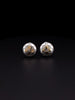 John Hardy Estate Two Tone Clip-On Earrings 18k Gold Silver