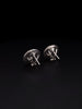 John Hardy Estate Two Tone Clip-On Earrings 18k Gold Silver