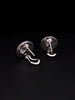 John Hardy Estate Two Tone Clip-On Earrings 18k Gold Silver