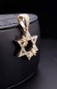 Star of David pendant  14K Yellow Gold .75ct  diamonds