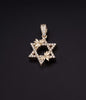 Star of David pendant  14K Yellow Gold .75ct  diamonds