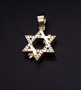 Star of David pendant  14K Yellow Gold .75ct  diamonds