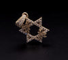 Star of David pendant  14K Yellow Gold .75ct  diamonds