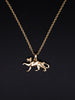 Cartier 18k Yellow Gold Panthere Pendant Necklace