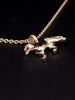 Cartier 18k Yellow Gold Panthere Pendant Necklace