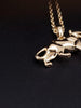 Cartier 18k Yellow Gold Panthere Pendant Necklace