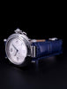 Cartier Pasha Steel Silver Arabic Guilloche Dial Automatic Men's Watch 2379