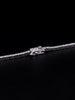 14k White Gold VS G Diamond Chain Necklace 18"