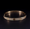 Cartier Love Classic Model Paved Diamond Bracelet