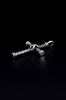 David Yurman Cable Cross Pendant Sterling Silver with 18K Yellow Gold