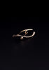 Vintage Wishbone 10k Yellow Gold Brooch