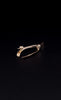 Vintage Wishbone 10k Yellow Gold Brooch