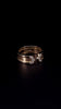 Cartier Double C 18k Yellow Gold Diamond Ring