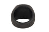 David Yurman  Black Titanium Black Diamond Streamline Signet Ring