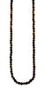 Spiritual Beads Necklace Tiger’s Eye with Sterling Silver, 5mm