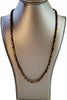 Spiritual Beads Necklace Tiger’s Eye with Sterling Silver, 5mm