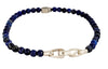 David Yurman Lapis Spiritual Bead Bracelet Silver Hamsa