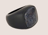 David Yurman Men's Exotic Stone Ring with Pietersite in Black Titanium