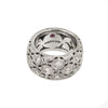 Roberto Coin 18K White Gold  Granada Large Diamond Cutout Ring