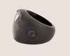 David Yurman Men's Exotic Stone Ring with Pietersite in Black Titanium