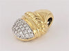 DAVID YURMAN 18K YELLOW GOLD DIAMOND ACORN PENDANT