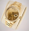 Rolex 18 Karat Gold With Diamond Bezel President circa 1980's with Original Box