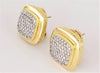 David Yurman Albion 18K Yellow Gold 2.00 tcw  Diamond Earrings